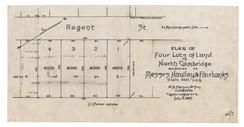 Hawley & Fairbanks 1897 J. L. Porter Estate, North Cambridge 1890c Survey Plans